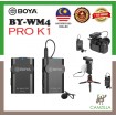 BOYA BY-WM4 PRO K1 UNIVERSAL LAVALIER WIRELESS MICROPHONE FOR CAMERA NIKON/SONY/CANON/SMARTPHONE